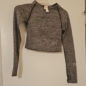 Grey Long Sleeve Women's Top